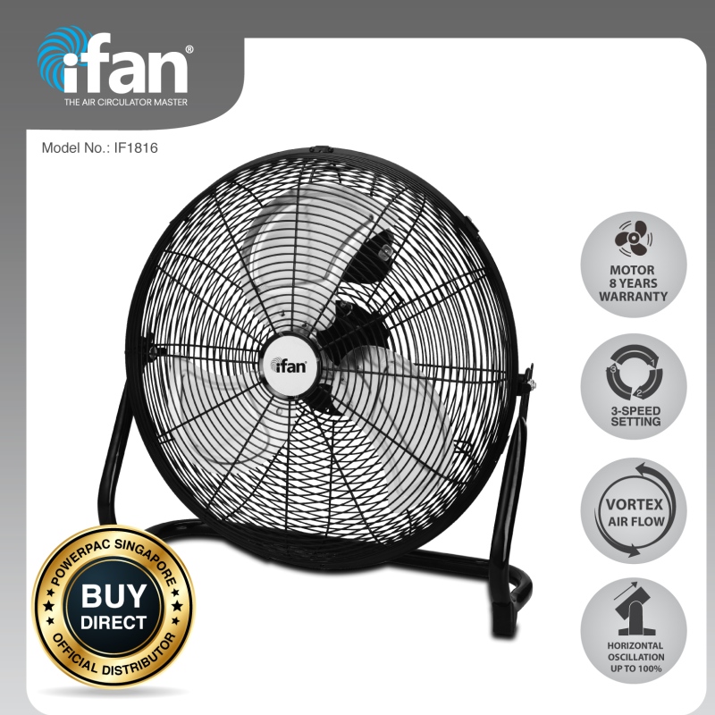 iFan - PowerPac 16 인치 고속 팬 (IF1816) 주식 기기 (사용 가능한 주식)